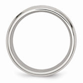 Sophia Jewelers Stainless Steel Wedding Band with Carbon Fiber Inlay and Yellow IP Gold Tone